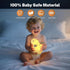 10 AVEKI Cream Dragon Night Light, Cute Baby Dragon Lamp Gifts for Kids, Modes Adjustable Soft Silicone Baby Night
