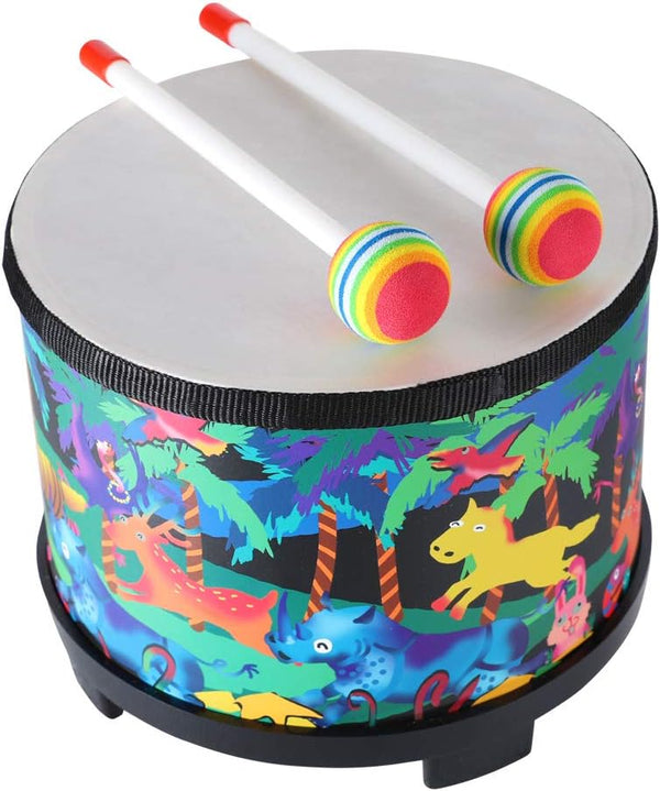 Ubblove Floor Tom Drum for Kids 8 inch Percussion Instrument Music Drum