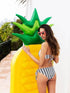 Swimming Inflatable Pool Floats for Kids and Adults, Large Water Inflatable Pineapple Pool Float for Pool