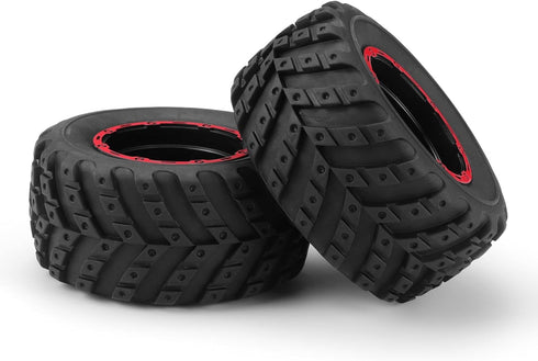 HAIBOXING RC Cars Accessories, 1/12th Scale Brushless Truck Spare Parts Wheel, 2pcs Red for HBX 903 & 903A