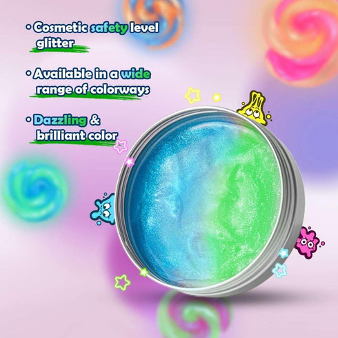3.11 Inch 3.2 Oz WATERELF Play Putty Slime for Kids, Fidget Sensory Artistic Therapy Putty Toys for Boys Girls Adults