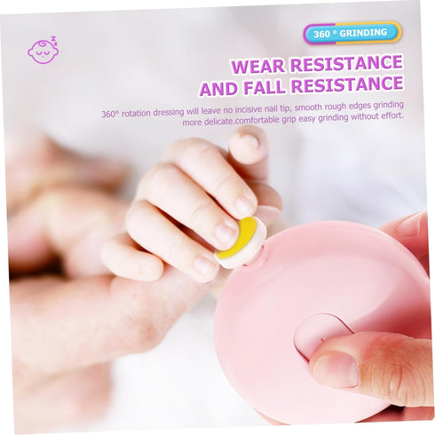 LIOOBO Trimming Trimmer Nail for Boys and Girls Electric Nail Safe Manicure Pedicure Tool Polishing Kit for Newborn Boy