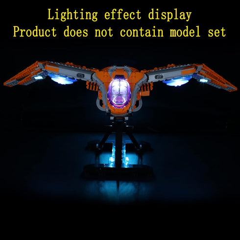 LED Light Kit for The Guardian's Ship - Compatible Lighting Set for 76193 Building Model
