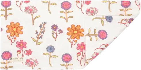 monica + andy Baby Organic Burp Cloth, Fresh Florals, One Size
