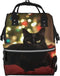 FHEDVBN Christmas Black Cat Diaper Bag Backpack for Women Multifunction Waterproof Mummy Backpacks