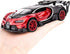 BDTCTK Bugatti Vision GT Supercar 1/32 Zinc Alloy Die Casting Pull Back Car Model Toy with Sound and Light (Red)