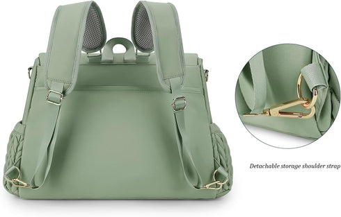Backpack Backpack Lmbabter Diaper Bag Messenger Bag Travel Maternity Bags Stylish Baby Bag with Changing Pad for Mom