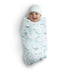 Delta Children 100% Cotton Muslin Baby Receiving Blankets, 47x47 Inches, Pack of 2, Sea Life