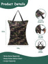 25x18 inches HL-LW28 ALVABABY Large Wet Dry Bag Waterproof Hanging Cloth Diaper with Double Zippered Pockets Laundry