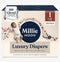 Generic Millie Moon Luxury Diapers, Size 1 Cloud Touch Softness, Feather Soft, (100