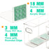 Ugotfeels 2 Breastmilk Storage Container with L Shaped Dividers to Flatten Standing Breast Milk Bags in Organizer Bins