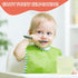 6-Piece Silicone Baby Feeding Spoons for Infants, Soft-Tip Training Spoon, Dishwasher Safe Baby Utensils Feeding