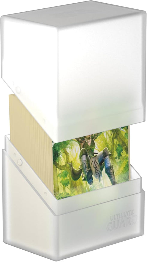 60+ 60 Ultimate Guard Boulder Classic, Deck Case for Double-Sleeved TCG Cards, Frosted, Secure & Durable Storage