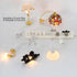 1/12 iLAND Scale Accessories of Dollhouse Lights, Classic Miniature Lamp for Dollhouse Decoration, Brilliant Candle