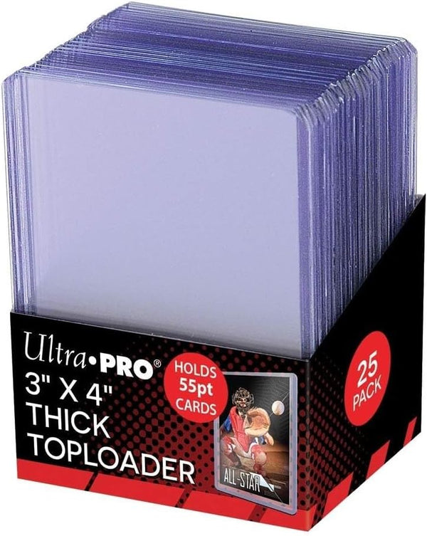 3" X 4" Action Packed Toploader Ultra Pro, 55PT, 25ct