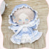 niannyyhouse Dresses Ponchos Gown Outfit for 20cm 8in Plush Doll Clothes Dress Up (Blue)