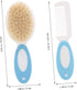 Set Baby Shampoo Brush Hair Accessories for Newborns Toddlers Gentle Wool Bristles