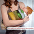 Qiankang 3D Sets Funny Hamburg Newborn Swaddling Blanket Beanie Hat Soft Baby Receiving Funny Food Blanket Soft