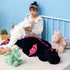 27.6" 2Lbs, Adults(2025 Little Weighted Dragon Stuffed Animal Small Black Weighted Plush Dragon Toy for Kids