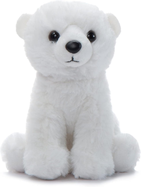 The Petting Zoo 6-Inch Polar Bear Plushie, Gifts for Kids, Wild Onez Babiez Zoo Animals