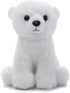 The Petting Zoo 6-Inch Polar Bear Plushie, Gifts for Kids, Wild Onez Babiez Zoo Animals