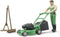 Bruder 62103 bworld Gardener with Lawn Mower and Accessories