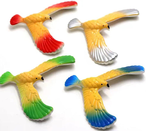 Balancing Eagle Bird Gravity Bird Set - Physical Science Adults Office Novelty Toy for Kids 4pcs