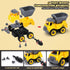 Set, 2.2lbs 4 3-8 OENUX Play Sand Construction Beach Building Castle Kit w/ Play Sand, Take Apart Construction Trucks