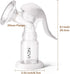 20mm 4oz, 17/18/19/20mm NCVI Manual Breast Pump for Breastfeeding Small Nipple, Silicone Soft Flange Single Hand Held
