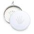 Pearhead My Little Prints Babyprints Keepsake Tin Kit, Baby Girl or Boy Handprint Footprint Impression, Gray
