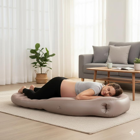 Tummy Inflatable Pregnancy Pillow with Belly & Head Hole, Prone Pregnancy Pillow for Stomach Sleepers, Belly Pillow