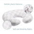 Nursing Pillow Cover, Soft Stretchy Removable Slipcover for Breastfeeding Pillows,Comfortable Nursing Pillow Case