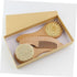 Set Set Wool Brush Baby Hair Brush Comb Grooming Newborn Scalp Massager Present for Toddlers