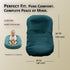 0-12 Baby Lounger for Newborn,Baby Play Mat Soft Cotton for Playtime & Sitting,Flat Babies Essentials Gifts Awake-Time