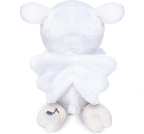 My OLi 7" Plush Prayer Lamb, Plays Jesus Loves Me, Soft Toy Stuffed Animal Bedtime Gift for Baby Kids