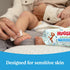 3 Packs (168 Packaging Huggies Natural Care Cucumber, Aloe and Vitamin E Baby Wipes, Hypoallergenic, Scented, Flip-Top