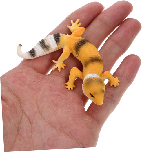 Toyvian 4pcs Simulation Lizard Model - Lizard Figurines Toy for Reptile Habitat Decorations and Educational Props