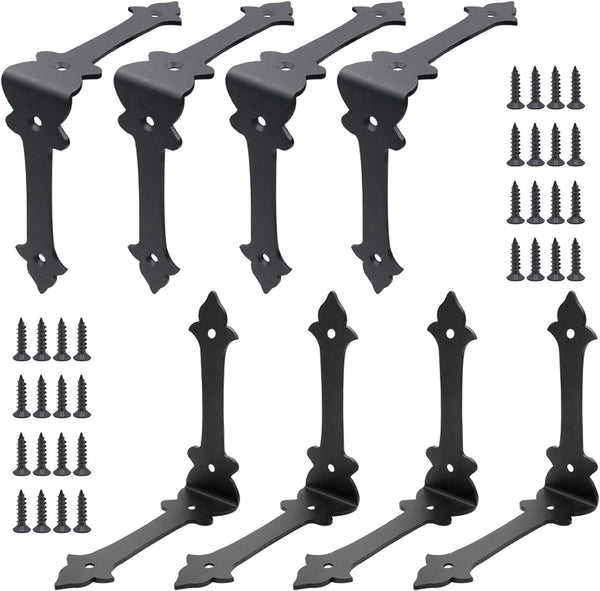 4 Inches Corner Protector, Furniture Corner Guards, Metal Bracket Embellishments for Home Edge Corner Hardware