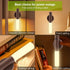 2-Pack Set, LANDGOO Magnetic Night Light with Motion Sensor, Walnut Wood Cylindrical Rechargeable LED Lamp White Light