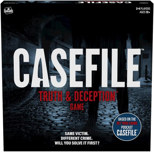 Goliath Casefile: Truth & Deception Game - Replayable Strategy Game Based on Hit Crime Podcast, Ages 12+, 3-4 Players