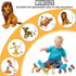 12-Pc Mini Animal Action Figures, Collectible Toys for Kids, Ideal for Cake Toppers & Desktop Decorations