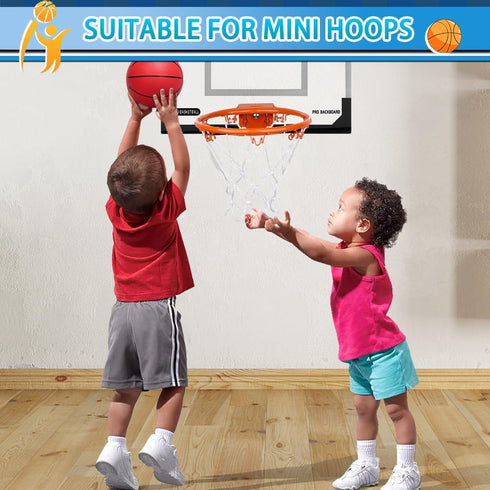 5" Mini Basketball for Mini Basketball Hoop, Small Replacement Toy for Over The Door Basketball Hoop, 3 PCS