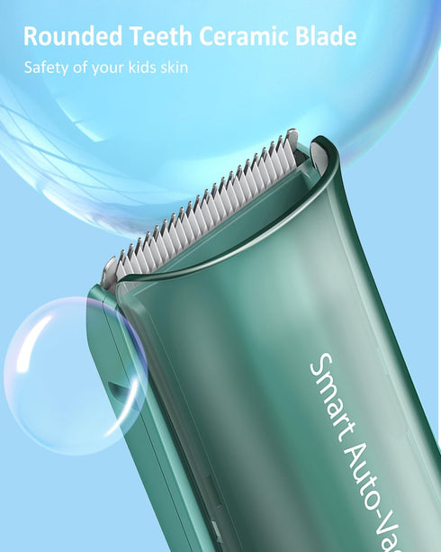 Trimmer ENSSU Baby Hair Clipper,Vaccum Hair Clippers for Kids/Toddlers,Cordless Baby Hair Cutting Kit with Two