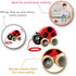 Hape Ladybug Pull Along Toy, Red and Black
