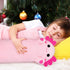 Long Axolotl Plush Toy Body Pillow, 43” Cute Stuffed Animal Gift for Girls and Boys, Soft Kawaii Plushies
