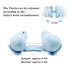 Adjustable Baby Head Neck Support, Portable Toddler Travel Pillow for Car Seat Stroller, Blue Banana Travel Headrest