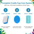 Set (Set 6) Cradle Cap Brush for Babies - Cradle Cap Treatment | Baby Sponge for Bathing | Baby Brush and Comb Newborn