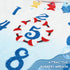 Gone Fishing Baby Monthly Milestone Blanket, Little Fisherman Bobber Photo Prop Ideas for Newborn Boy & Girl, 40" X 50"