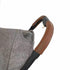 2Pcs/Pair Removable Zipper PU Leather Bumper Handlebar Sleeve Protect Case for Baby Stroller