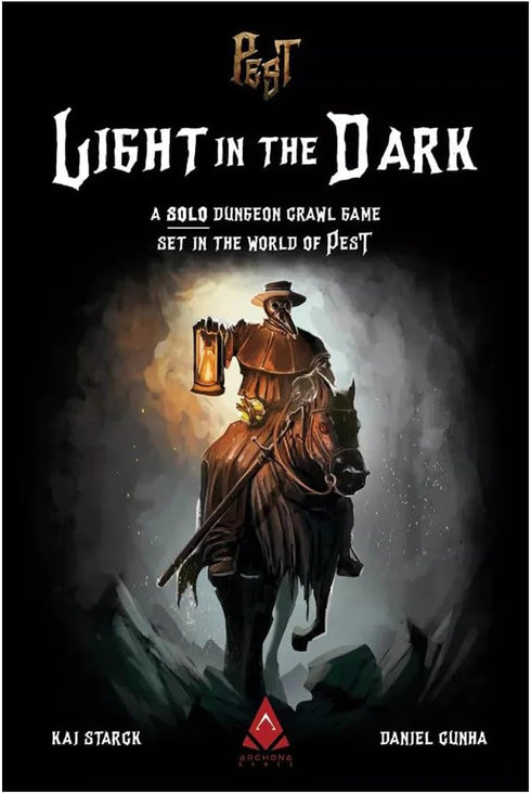 Light in The Dark - Strategy Board Game, Solo Dungeon Crawl Game Set in The World of Pest, Plague Doctor, Ages 13+, 1 Player, 30 Min